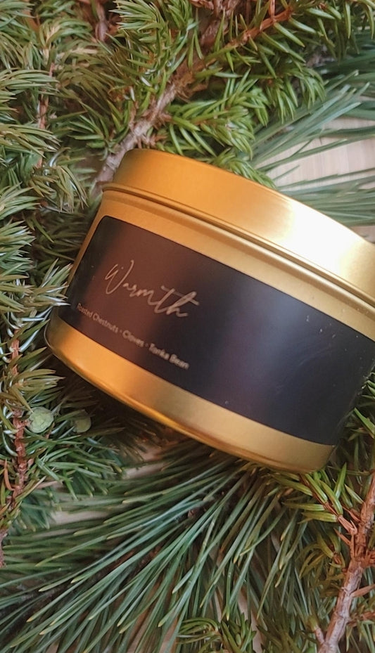 WARMTH ~ 8oz Gold Tin